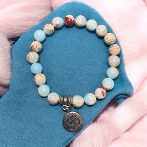 Om charm bracelet